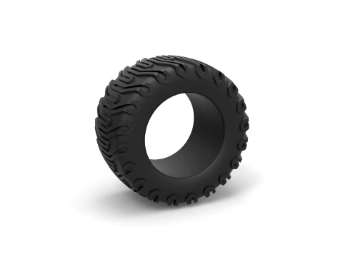 Offroad tire 66 Scale 1 to 25 3D Print Model