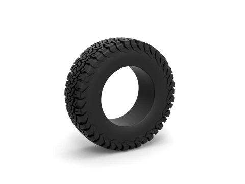 Offroad tire 107 Scale 1 to 25 3D Print Model
