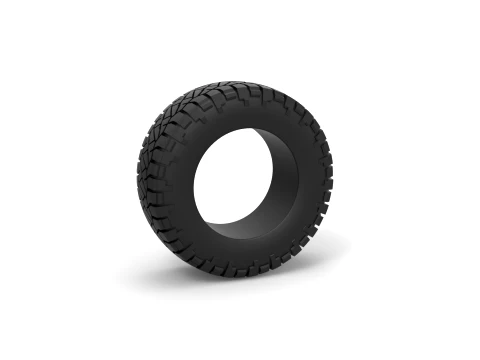 Offroad tire 117 Scale 1 to 25 3D Print Model