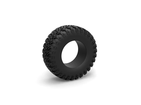 Offroad tire 127 Scale 1 to 25 3D Print Model