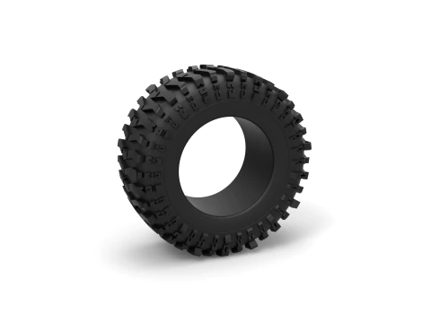 Offroad tire 131 Scale 1 to 25 3D Print Model
