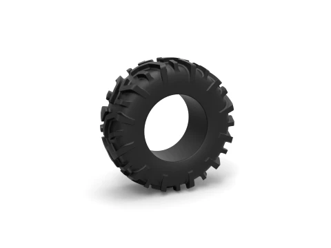 Offroad tire 139 Scale 1 to 25 3D Print Model