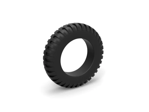 Old truck tire Scale 1 to 25 3D Принт Модель