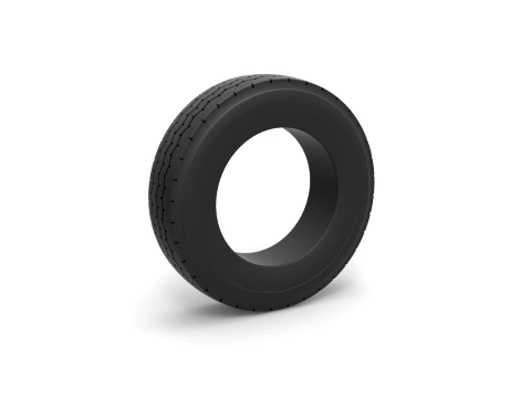 Semi truck tire 10 Scale 1 to 25 3D Baskı Modeli