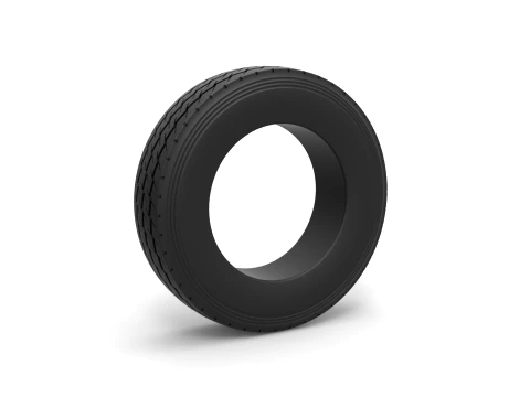 Semi truck tire 13 Scale 1 to 25 3D Baskı Modeli