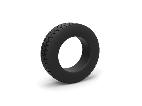 Truck tire 1 Scale 1 to 25 Modèles 3D en vedette