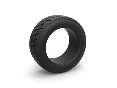 Dirt Sprint racing front tire 2 Scale 1 to 25 Model do druku 3D