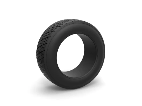 Dirt Sprint racing front tire 7 Scale 1 to 25 Model do druku 3D