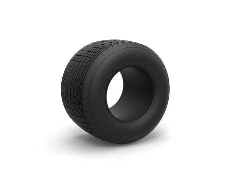 Dirt Sprint racing tire 1 Scale 1 to 25 Modello di stampa 3D