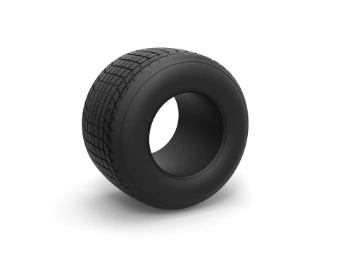 Dirt Sprint racing tire 3 Scale 1 to 25 Modello di stampa 3D