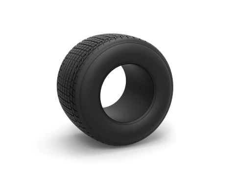 Dirt Sprint racing tire 5 Scale 1 to 25 3Dプリントモデル
