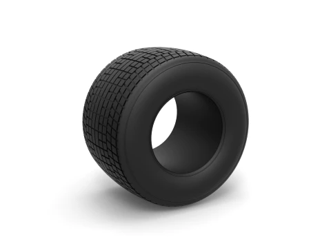 Dirt Sprint racing tire 6 Scale 1 to 25 Modello di stampa 3D
