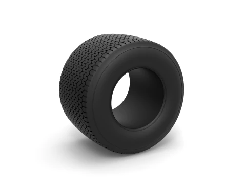 Dirt Sprint racing tire 8 Scale 1 to 25 Modello di stampa 3D