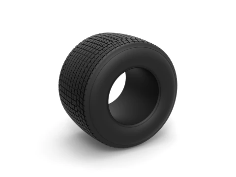 Dirt Sprint racing tire 10 Scale 1 to 25 Modello di stampa 3D