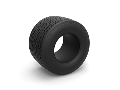 Dirt Sprint racing tire 12 Scale 1 to 25 3D Print Model