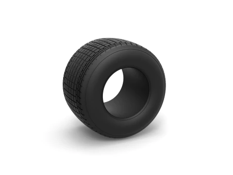 Dirt Sprint racing tire 14 Scale 1 to 25 3Dプリントモデル
