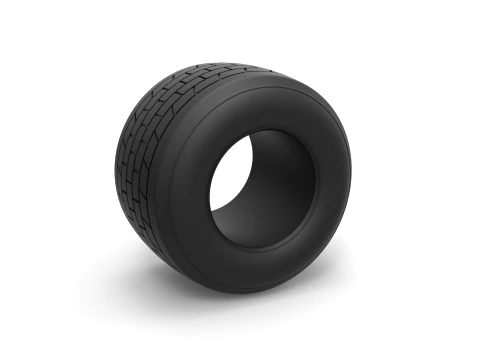 Dirt Sprint racing tire 17 Scale 1 to 25 Modello di stampa 3D