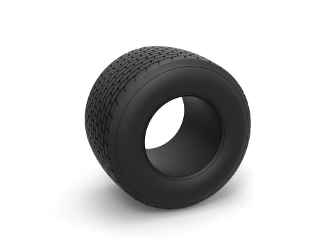 Dirt Sprint racing tire 18 Scale 1 to 25 Modello di stampa 3D