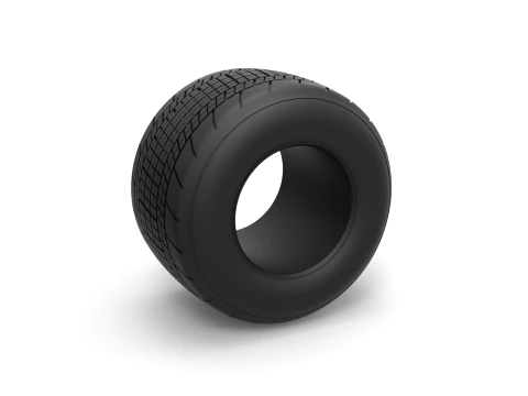 Dirt Sprint racing tire 19 Scale 1 to 25 Modello di stampa 3D