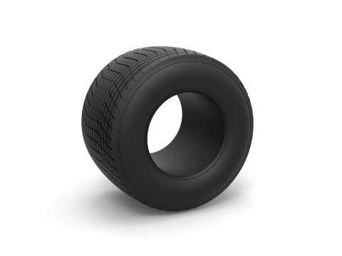 Dirt Sprint racing tire 20 Scale 1 to 25 Modello di stampa 3D