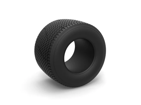 Dirt Sprint racing tire 21 Scale 1 to 25 Modello di stampa 3D