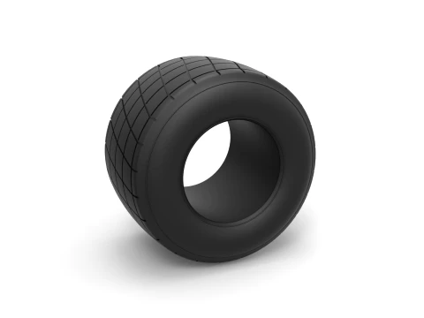 Dirt Sprint racing tire 24 Scale 1 to 25 Modello di stampa 3D