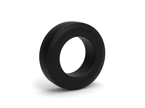 Front tire of Vintage Champ car Version 2 Scale 1 to 25 Modello di stampa 3D