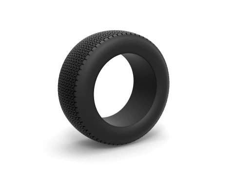 Tire of Dirt Modified stock car V8 Scale 1 to 25 Modello di stampa 3D