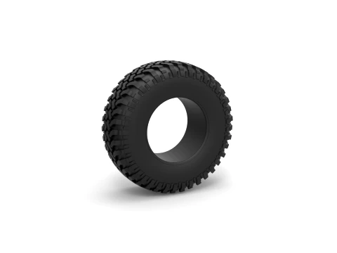 Tire of Uphill Sand Racing Dragster Version 1 Scale 1 to 25 Modello di stampa 3D
