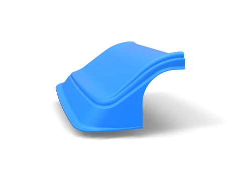 Nose for Super Dirt Late model Scale 1 to 25 3D Druckmodell