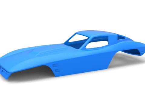 Shell for monster truck Scale 1 to 25 Modèles 3D en vedette