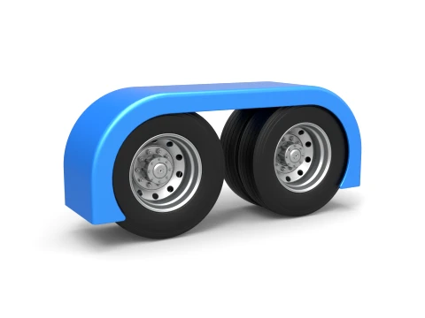 Semi truck Rear fenders Set 6 Scale 1 to 25 3D Print Model