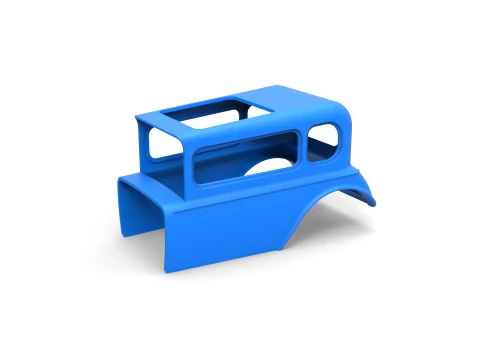 Shell model for Hot rod mud dragster Scale 1 to 12 3D Print Model