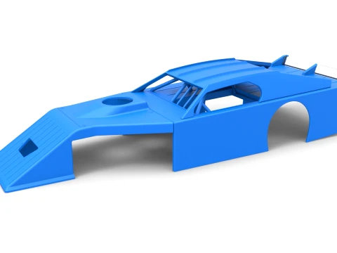 Shell of Asphalt Modified stock car V2 Scale 1 to 25 3D Print Model