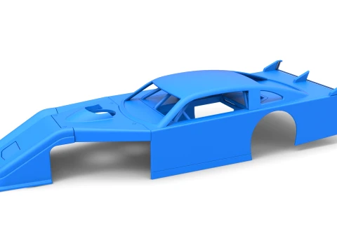 Shell of Asphalt Modified stock car V3 Scale 1 to 25 3D Print Model