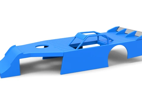 Shell of Asphalt Modified stock car V4 Scale 1 to 25 Modelo de Impressão 3D