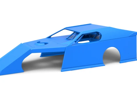 Shell of Dirt Modified stock car Scale 1 to 25 3D Print Model