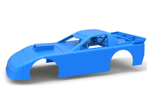 Shell of New Zealand Super Saloon race car Version 1 Scale 1 to 25 3D Druckmodell