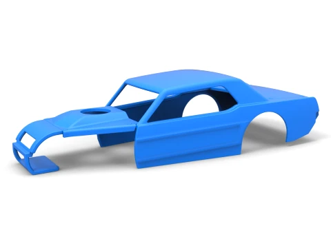 Shell of Vintage Asphalt Modified stock car V6 Scale 1 to 25 3Dプリントモデル