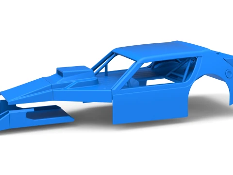 Shell of Vintage Asphalt Modified stock car V8 Scale 1 to 25 3Dプリントモデル