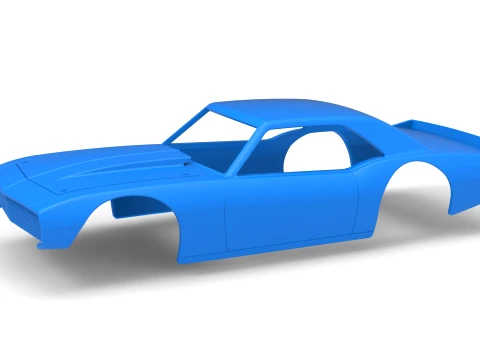 Shell of Vintage Asphalt Modified stock car V10 Scale 1 to 25 3Dプリントモデル