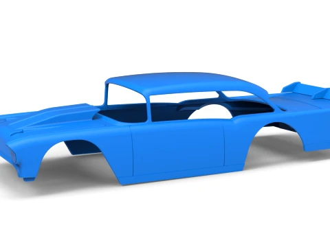 Shell of Vintage Dirt Modified stock car Version 9 Scale 1 to 25 3D printmodel