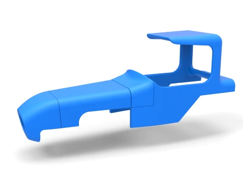 Shell of Vintage Supermodified stock car Version 1 Scale 1 to 25 Modelo de impresión 3D