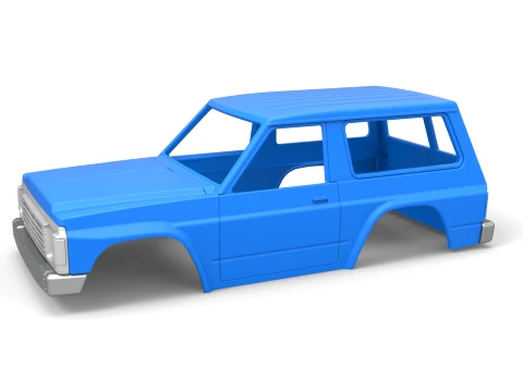 Shell of vintage SUV Version 1 Scale 1 to 25 Modelo de impresión 3D