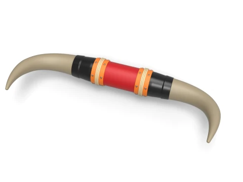 Bull horns for car or truck Version 3 Scale 1 to 25 3D Druckmodell