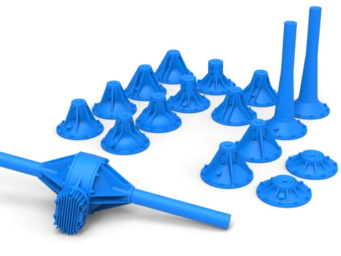 Quick Change Rear End Set Version 3 Scale 1 to 25 3D printmodel