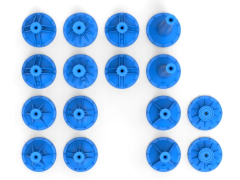 Quick Change Rear End Set Version 3 Scale 1 to 25 3D Print Model