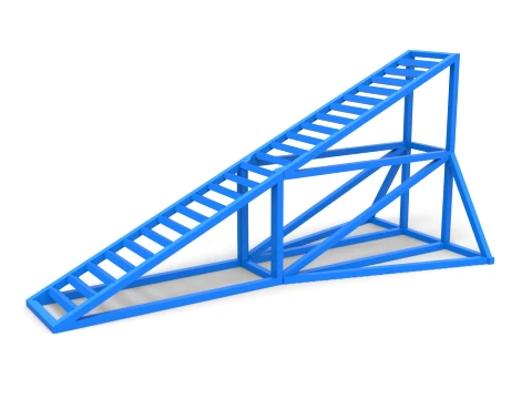 RTI Ramp for RC cars Scale 1 to 10 3D 프린트 모델