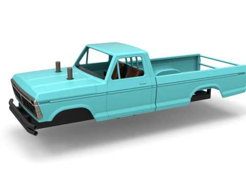 Top part of Mud truck Scale 1 to 25 3D Druckmodell
