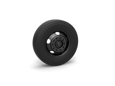 5 Hole front wheel of Vintage School bus Scale 1 to 25 3D Baskı Modeli